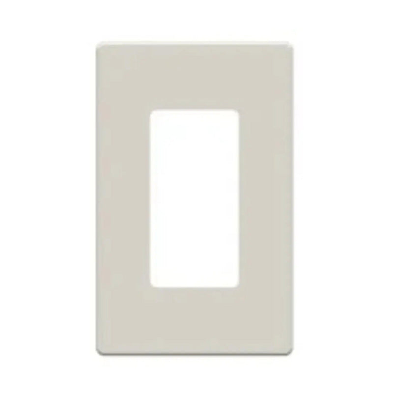 Plaque frontale sans vis Savant : simple gang (amande clair)