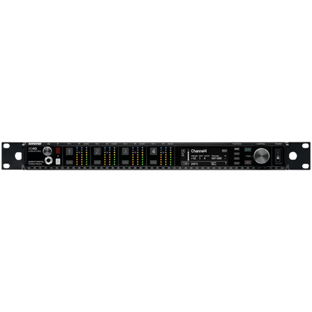 Shure AD4Q-DC-A Four-Channel Digital Wireless Receiver