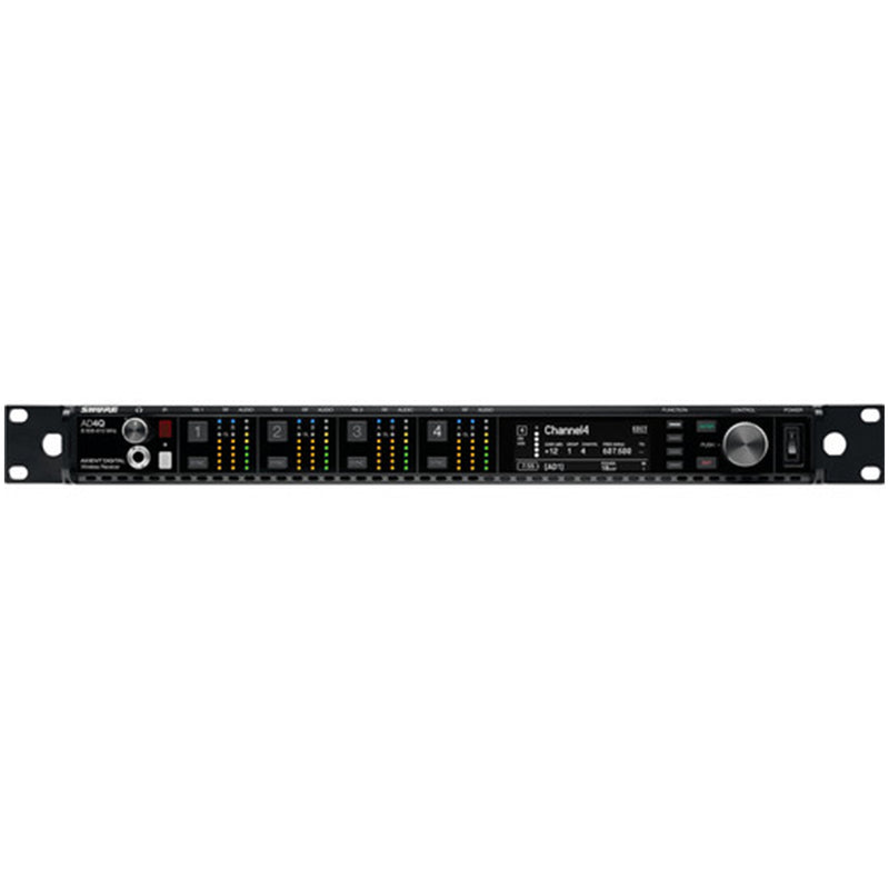 Shure AD4Q-DC-A Four-Channel Digital Wireless Receiver