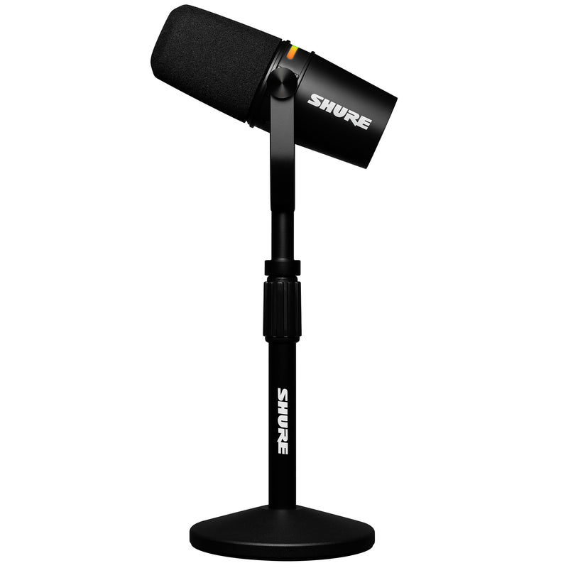 Shure MV7+-K-BNDL Xlr/USB Speech Microphone Black + Stand