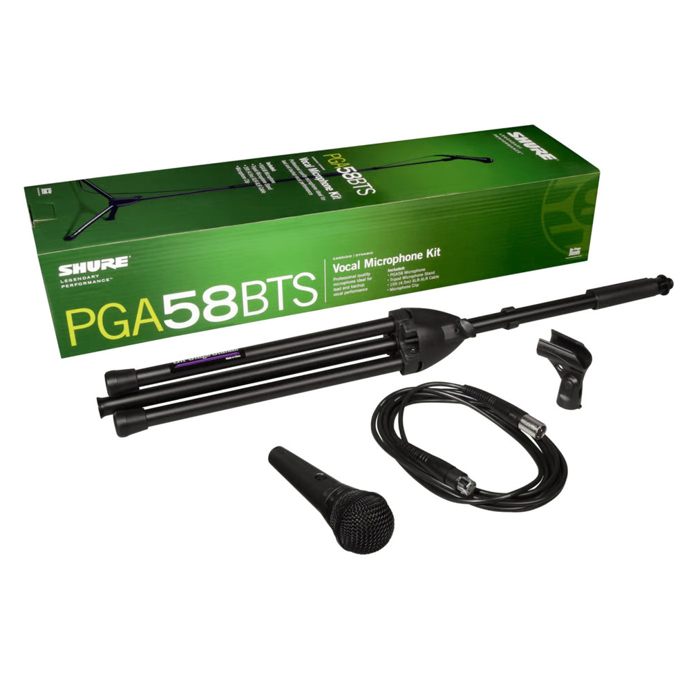 Shure PGA58BTS Cardioid Dynamic Vocal Microphone