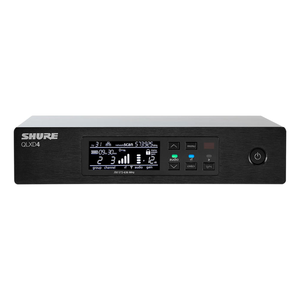 Shure QLXD4-G50 Digital Wireless Receiver