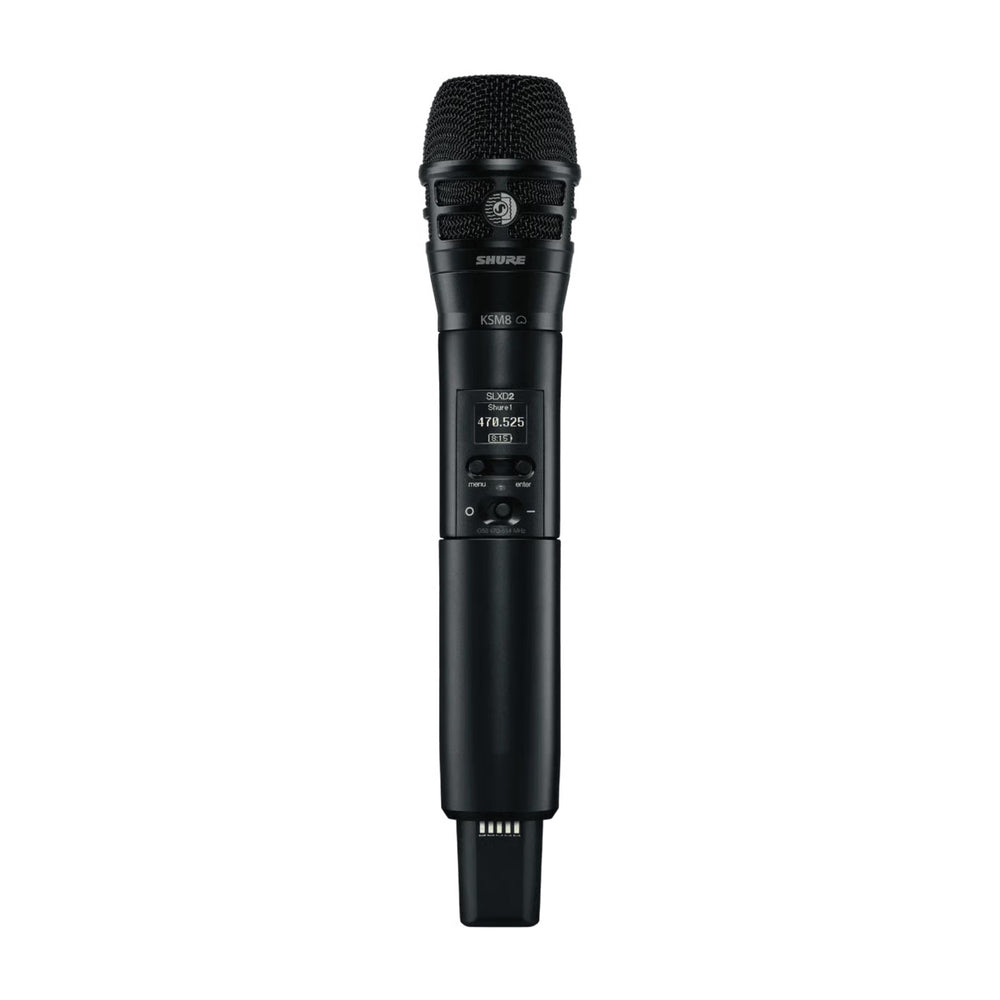 Émetteur micro Shure SLXD2/K8B-G58 avec capsule KSM8