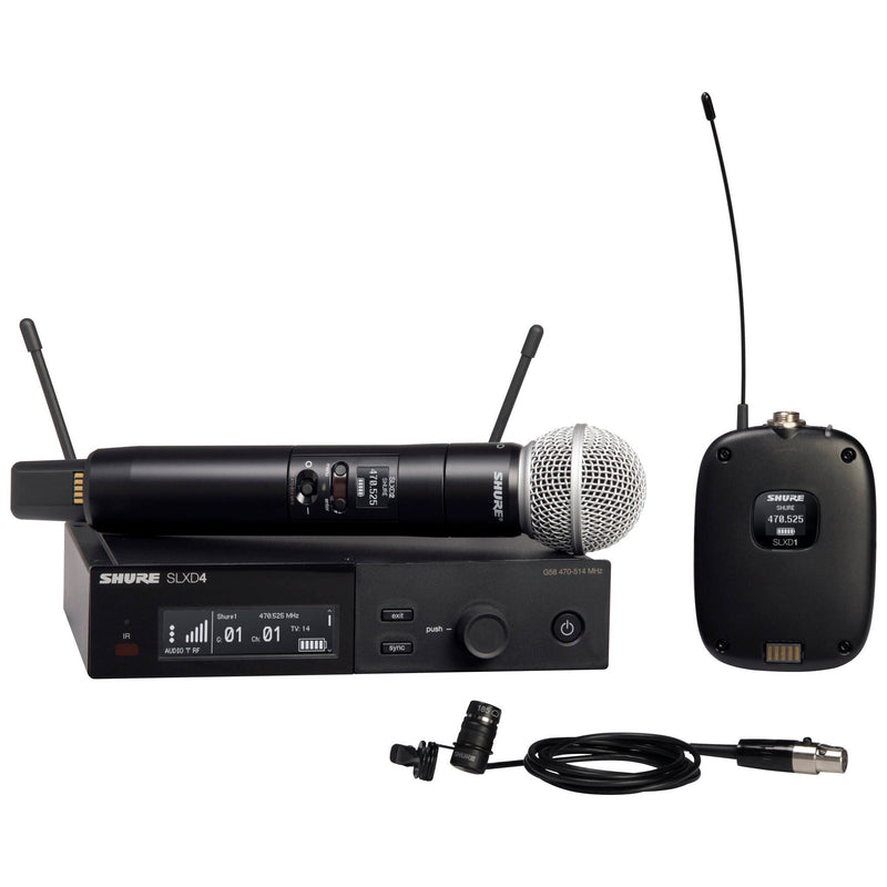 Shure SLXD124/85M-H55 Digital Wireless Combo System H55