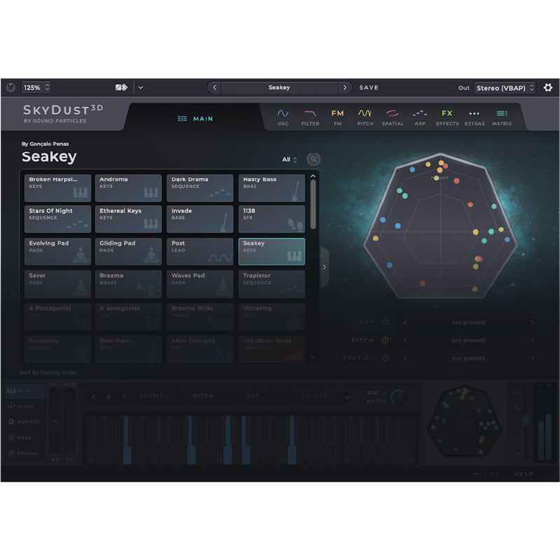 Sound Particles SkyDust Stereo EDU (Virtual Instrument, Perpetual)