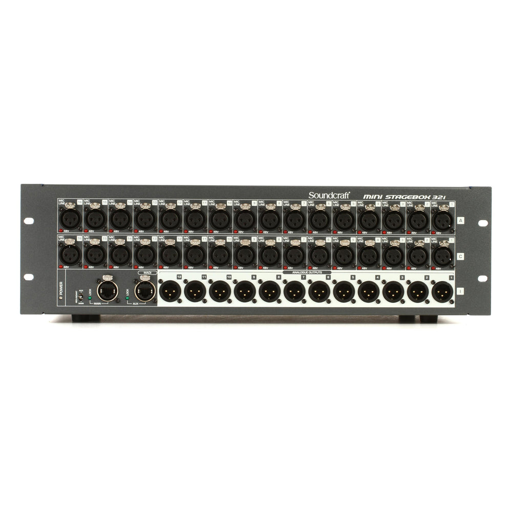Soundcraft Mini Stagebox 32i 32-channel Digital Stagebox - front view