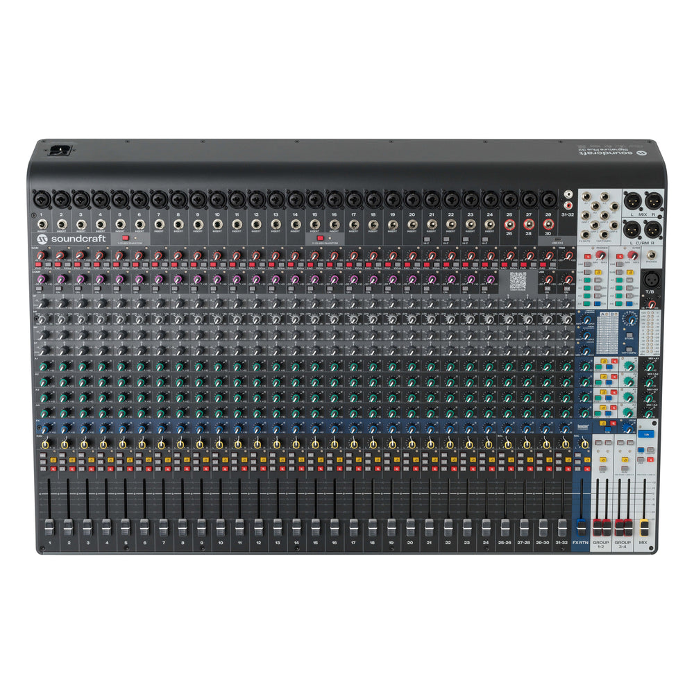 Soundcraft Signature Plus 32 32-Channel Analog Mixer - front view