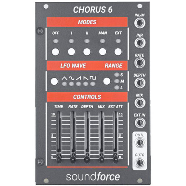 Soundforce Chorus 6 16HP Juno-style BDD Chorus Grey