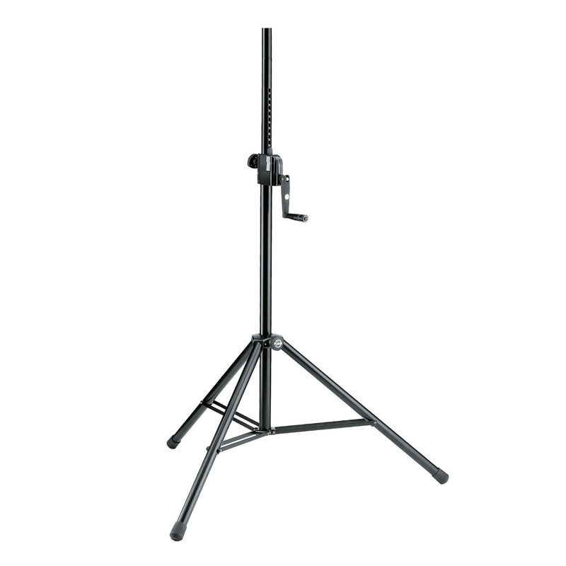 K&M 213-Black Steel Speaker Tripod Crank & M10 Thread