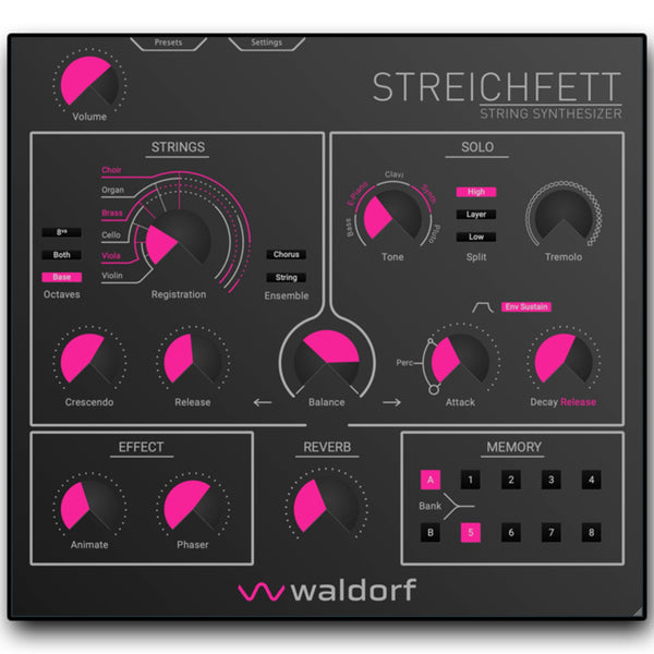 Waldorf Streichfett Plugin