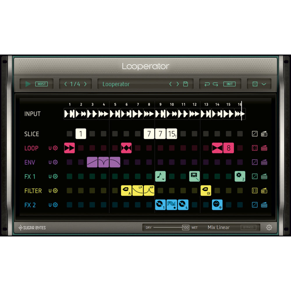 Sugar Bytes Looperator - Ultimate Slicer Processor Mangler Tool