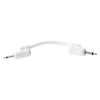 Tiptop Stackcable White 12CM Eurorack patch Cable 5 Pack