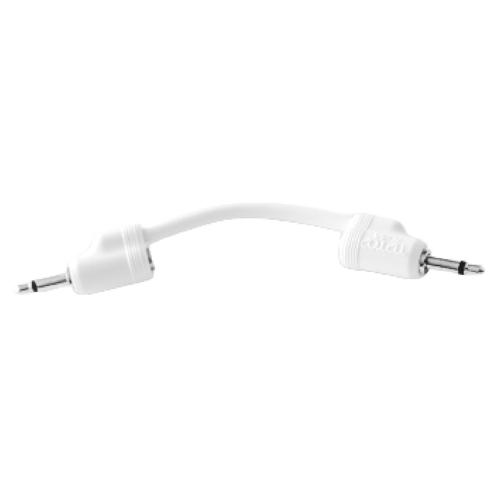 Tiptop Stackcable White 12CM Eurorack patch Cable 5 Pack
