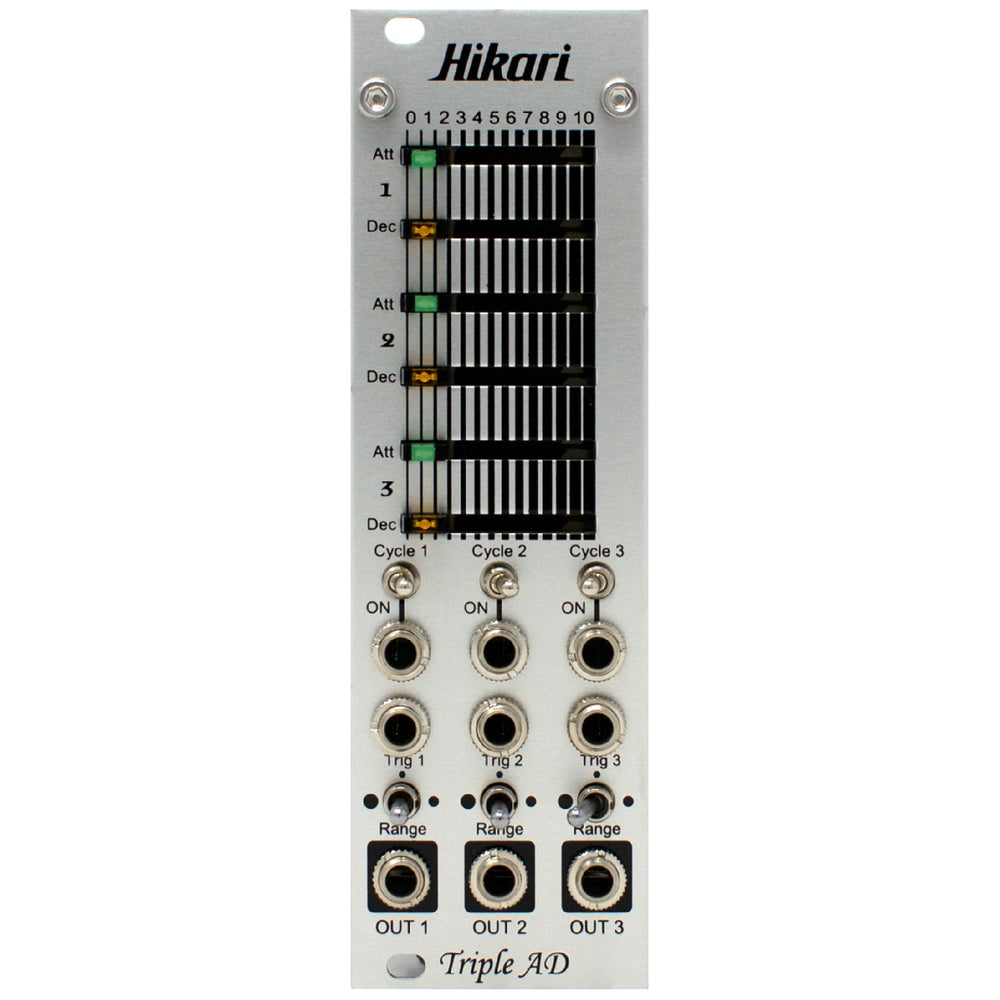 Module d'enveloppe Eurorack triple AD Hikari