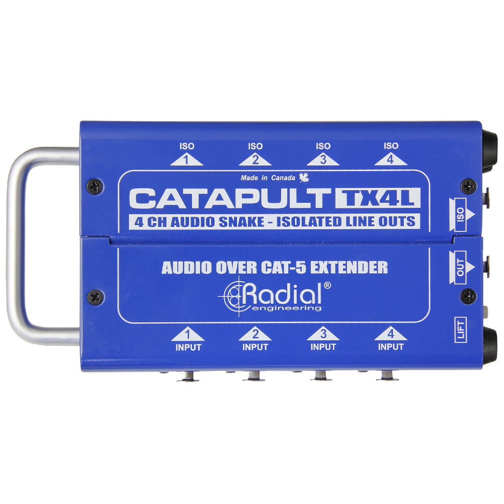 Radial Catapult TX4L 4-Ch Line-Level Audio Snake Transmitter