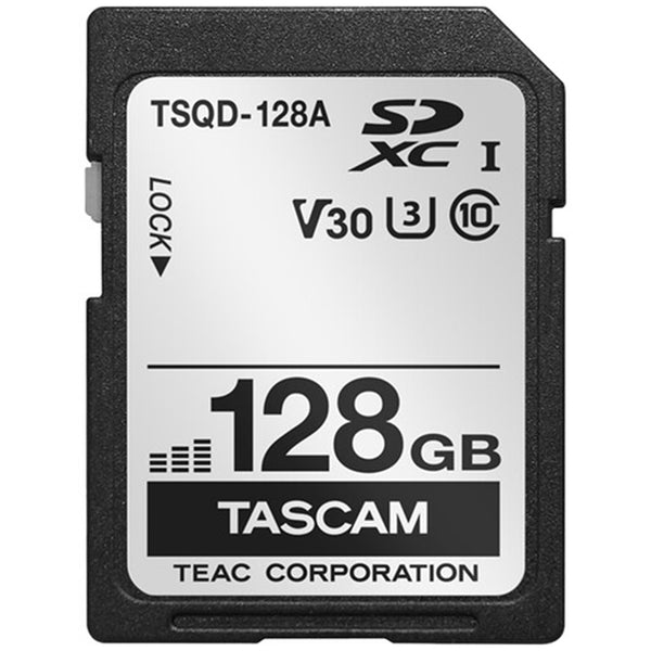 Tascam TSQD-128A 128GB UHS-I SDXC Memory Card