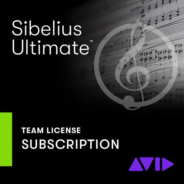 Sibelius Ultimate TEAM 1-Year Subscription New