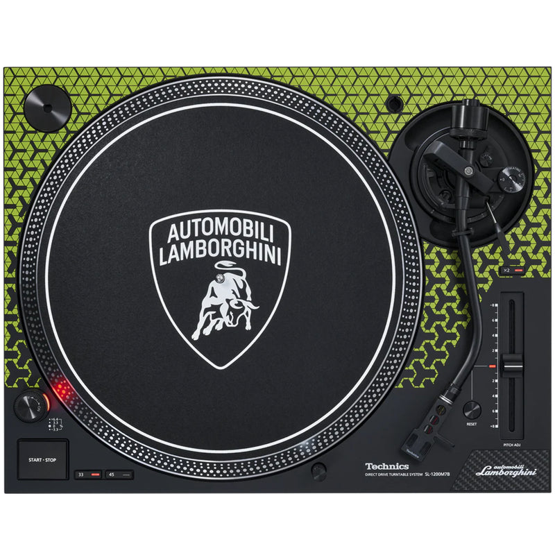 Technics SL1200M7BG Lamborghini Projet Collaboration Green