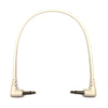 Tendrils Right Angled Eurorack Patch Cable 5cm White 6 Pack