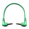 Tendrils Right Angled Eurorack Patch Cable 10Cm Emerald 6 Pa