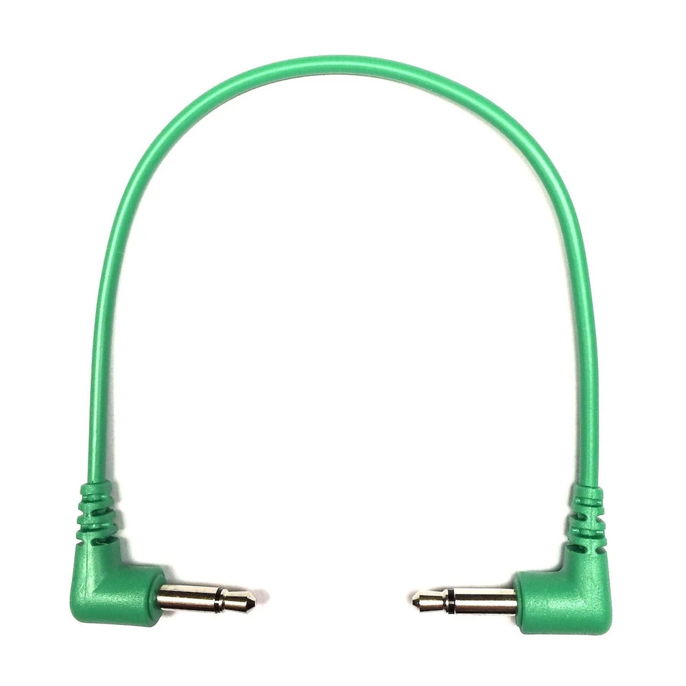 Tendrils Right Angled Eurorack Patch Cable 15Cm Emerald 6 Pa