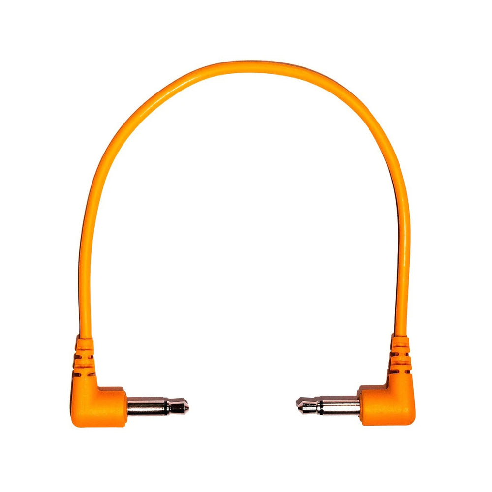 Tendrils Right Angled Eurorack Patch Cable 15Cm Orange 6 Pac