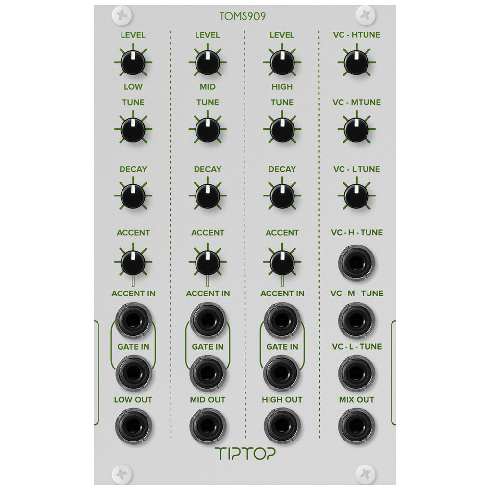 Tiptop TOMS909 TR909 VC Analog Toms Generator