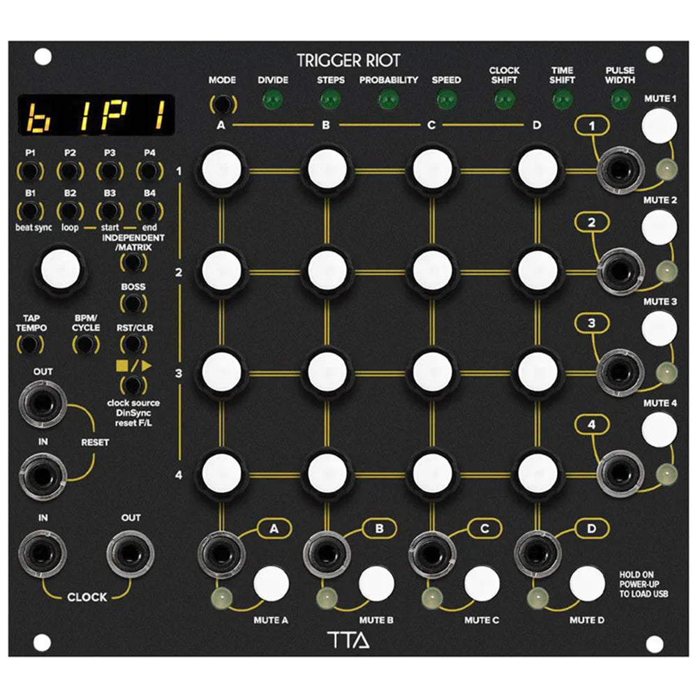 Tiptop Trigger Riot Sequencer Black