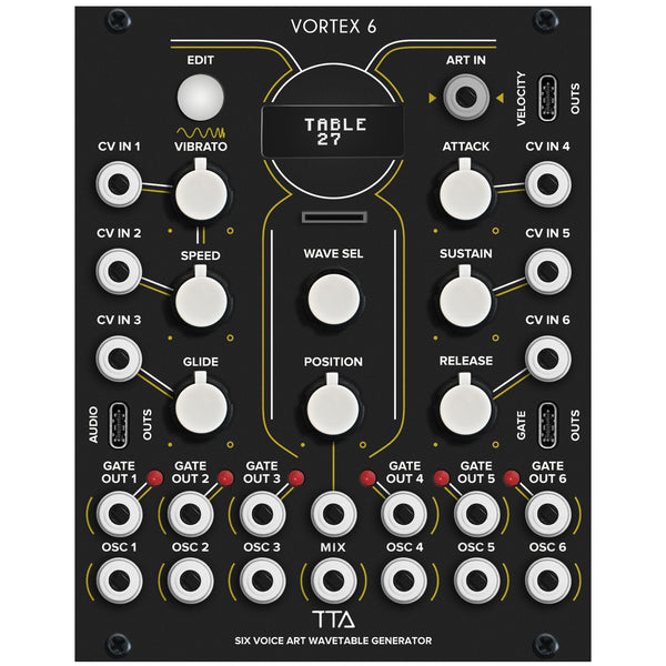 Tiptop Vortex6 Polyphonic 6-voice Wavetable Oscillator