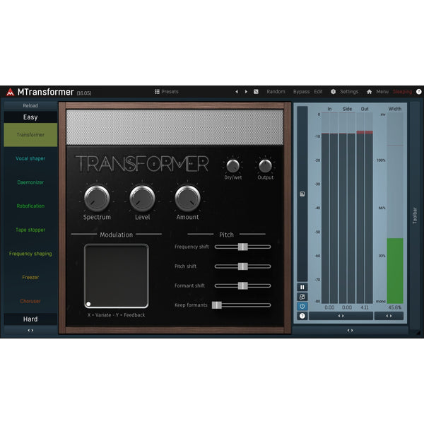 Melda MTransformer – Processeur spectral