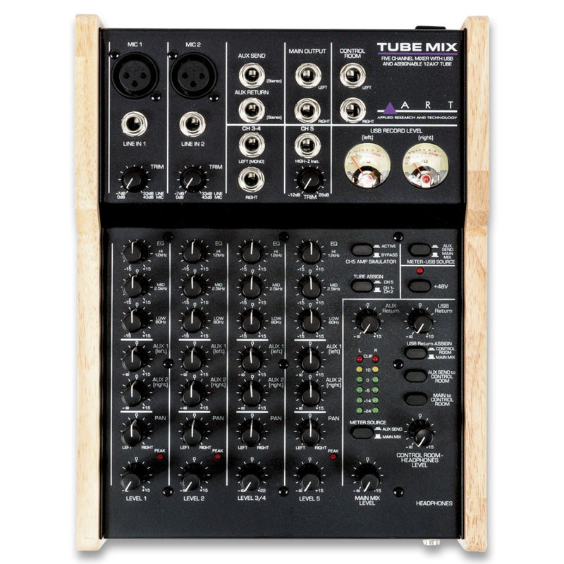 Art Pro Audio TubeMix 5-Channel Recording Mixer