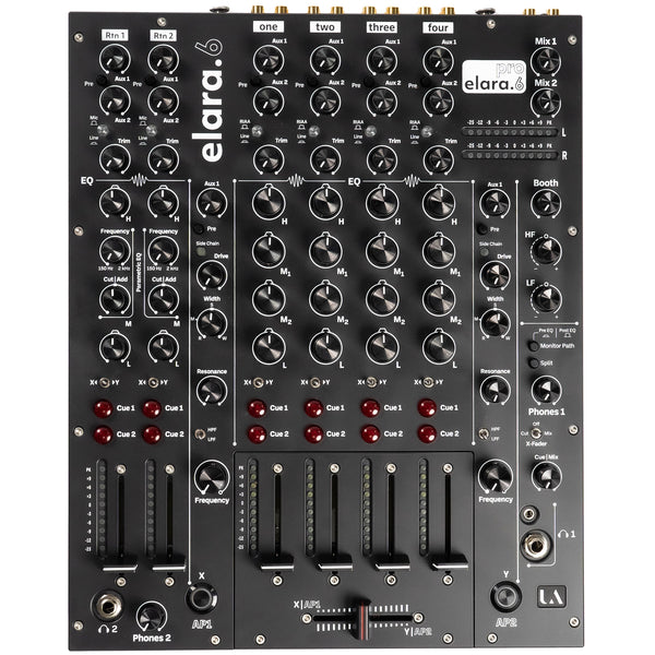 Union Audio Elara.6 Linear Mixer Analog DJ Mixer - Black