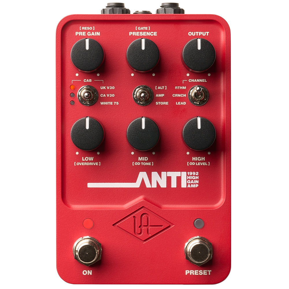 Universal Audio UAFX ANTI 1992 High Gain Amp Pedal