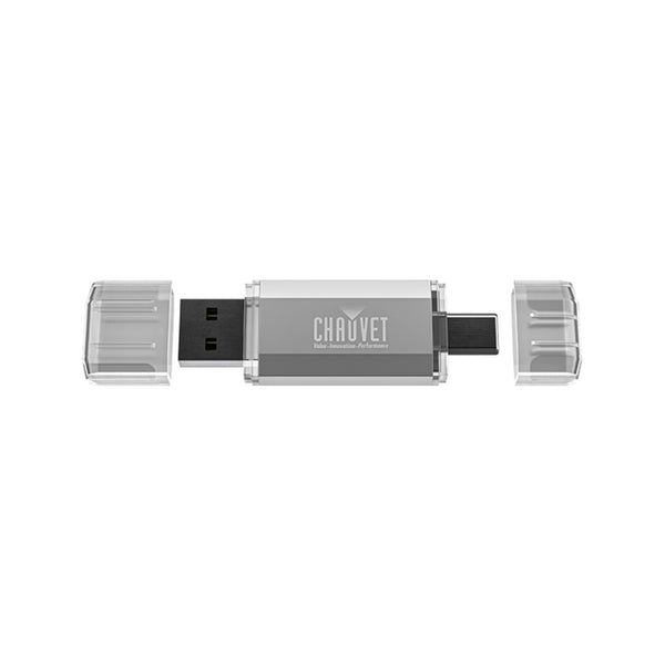 Clé USB Chauvet Pro 8 Go avec micrologiciel USB-A/C