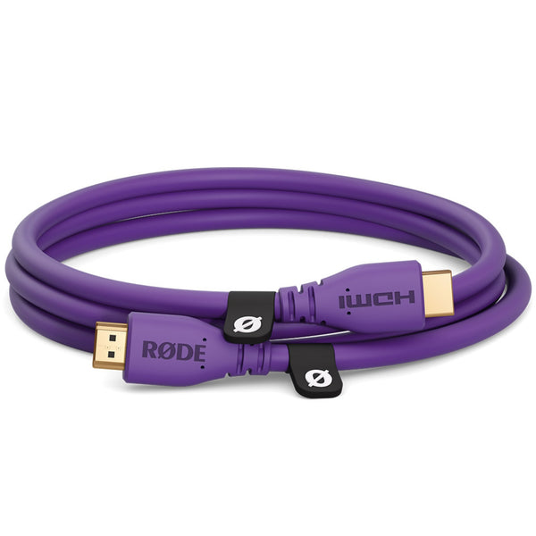 Rode 1.5M - 2.0 HDMI Premium Cable, (dia 6mm) - Purple