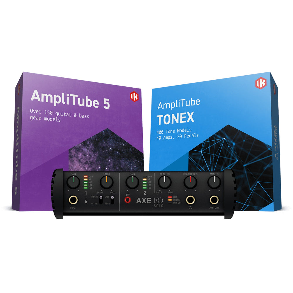 IK Multimedia AXE I/O SOLO & Amplitube Bundle