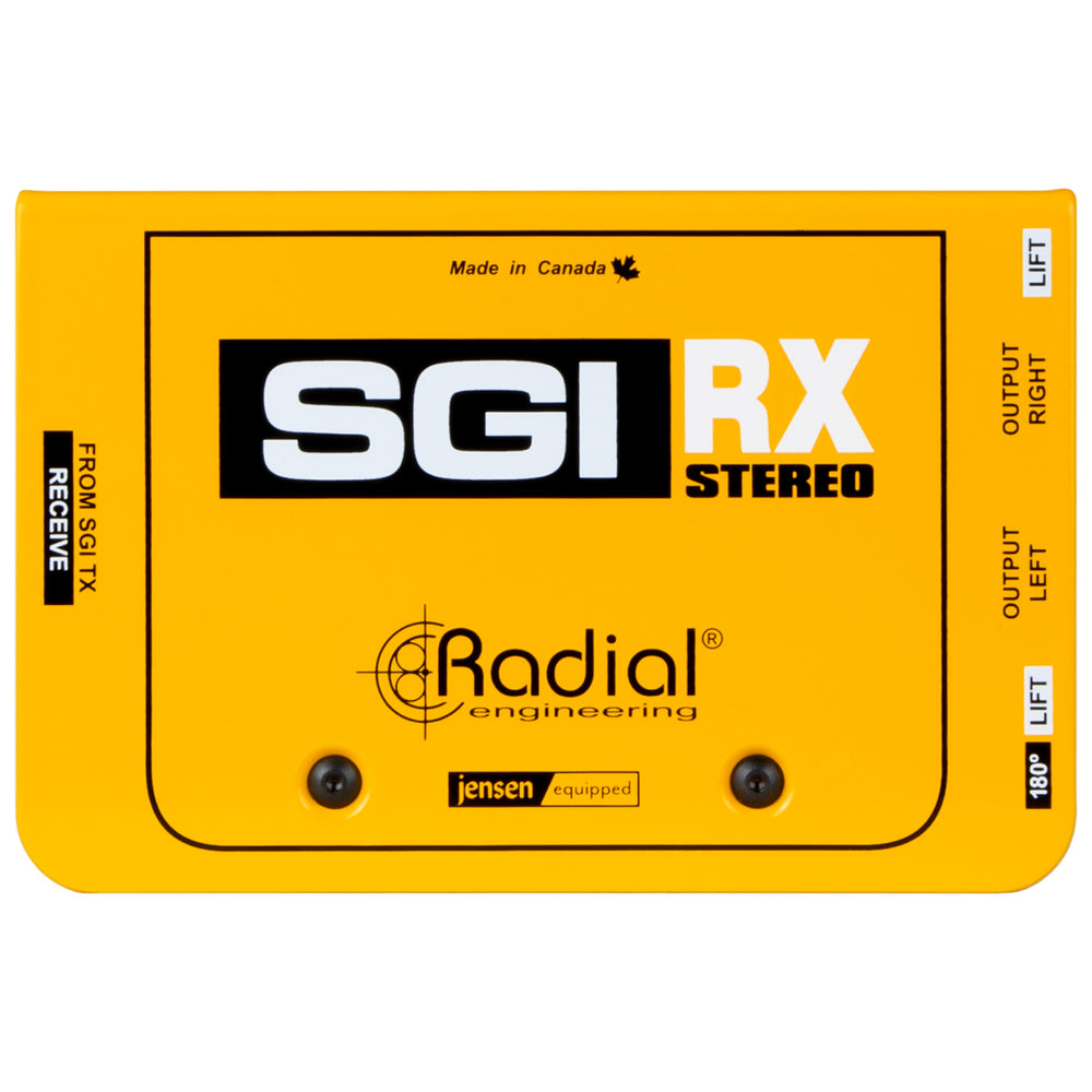 Radial SGI RX Stereo - Stereo Instrument Line Driver RX Only