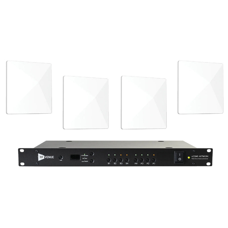 RF Venue 4ZONE-NET-DARC Network Multi-Zone Antenna Combiner