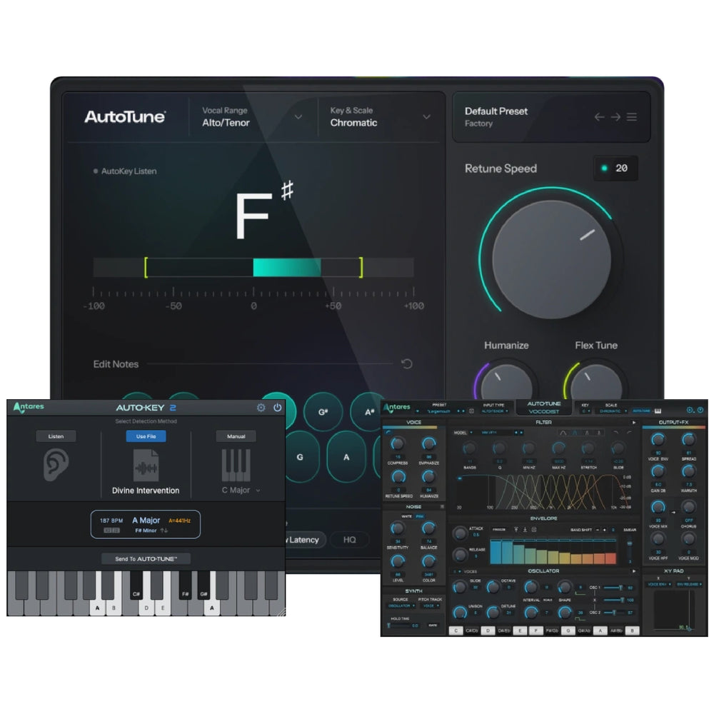 Antares AutoTune 2026 + AutoKey2 + Vocodist Promo