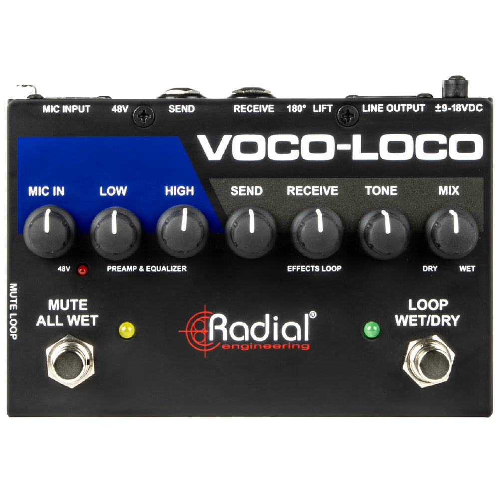 Radial Voco-Loco Mk2 - Vocal Effects Switcher