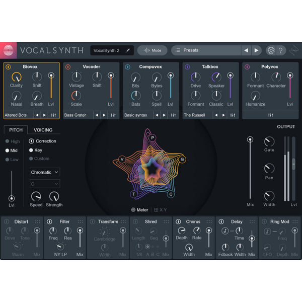 iZotope VocalSynth 2 - Vocal multi-effects plug-in