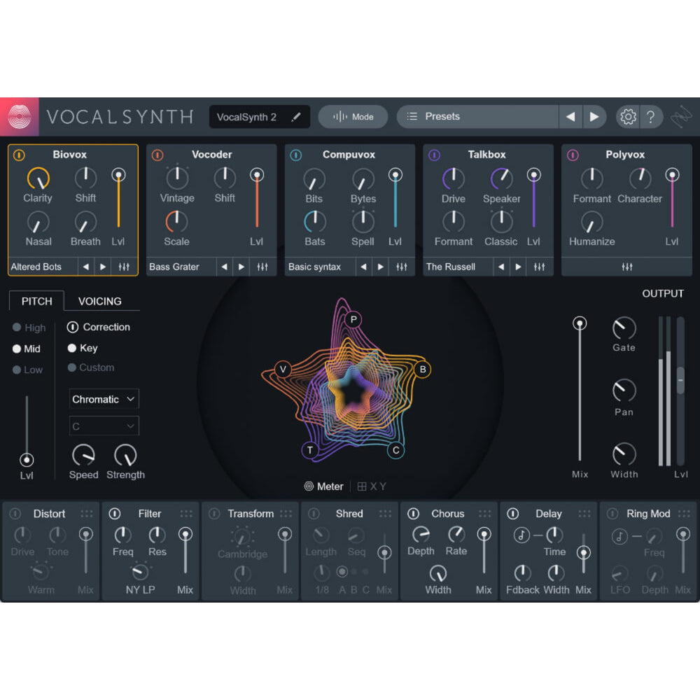 iZotope VocalSynth 2 Upgrade from VocalSynth 1 - Vocal multi-effects plug-in