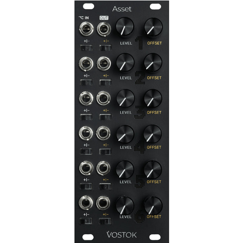 Vostok Asset - Bipolar Attenuator & DC Source Module