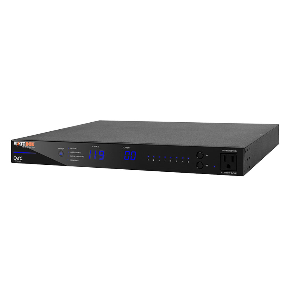 Wattbox WB-800CH1U-IPVM-8 1U Faceplate IP Power Conditioner