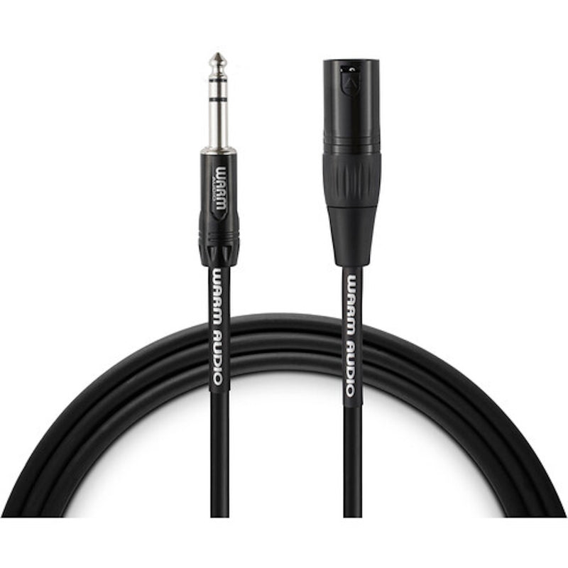 Warm Audio Pro-XLRm-TRSm-3 XLR Male to TRS Male 3ft (0.9 m)