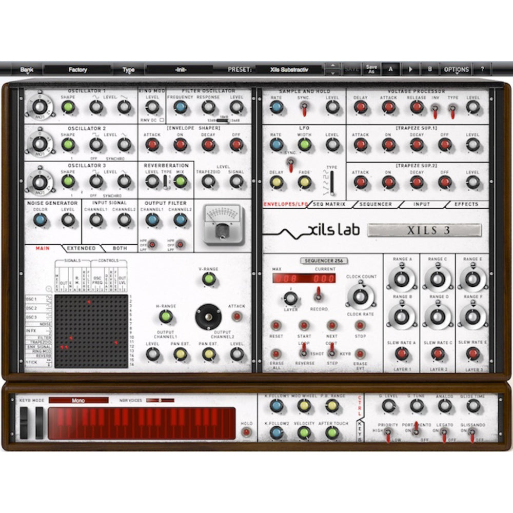 XILS 3 -  Matrix based analog synthesizer