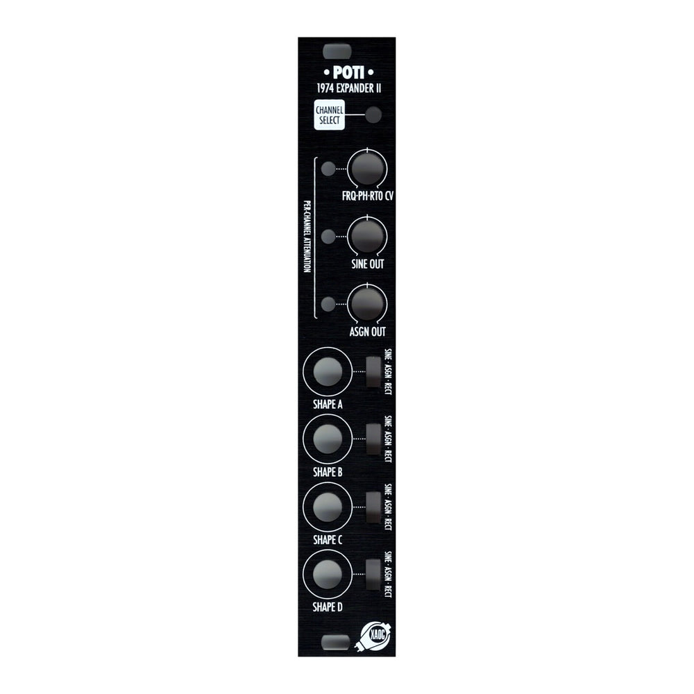 Xaoc Poti II Black Faceplate