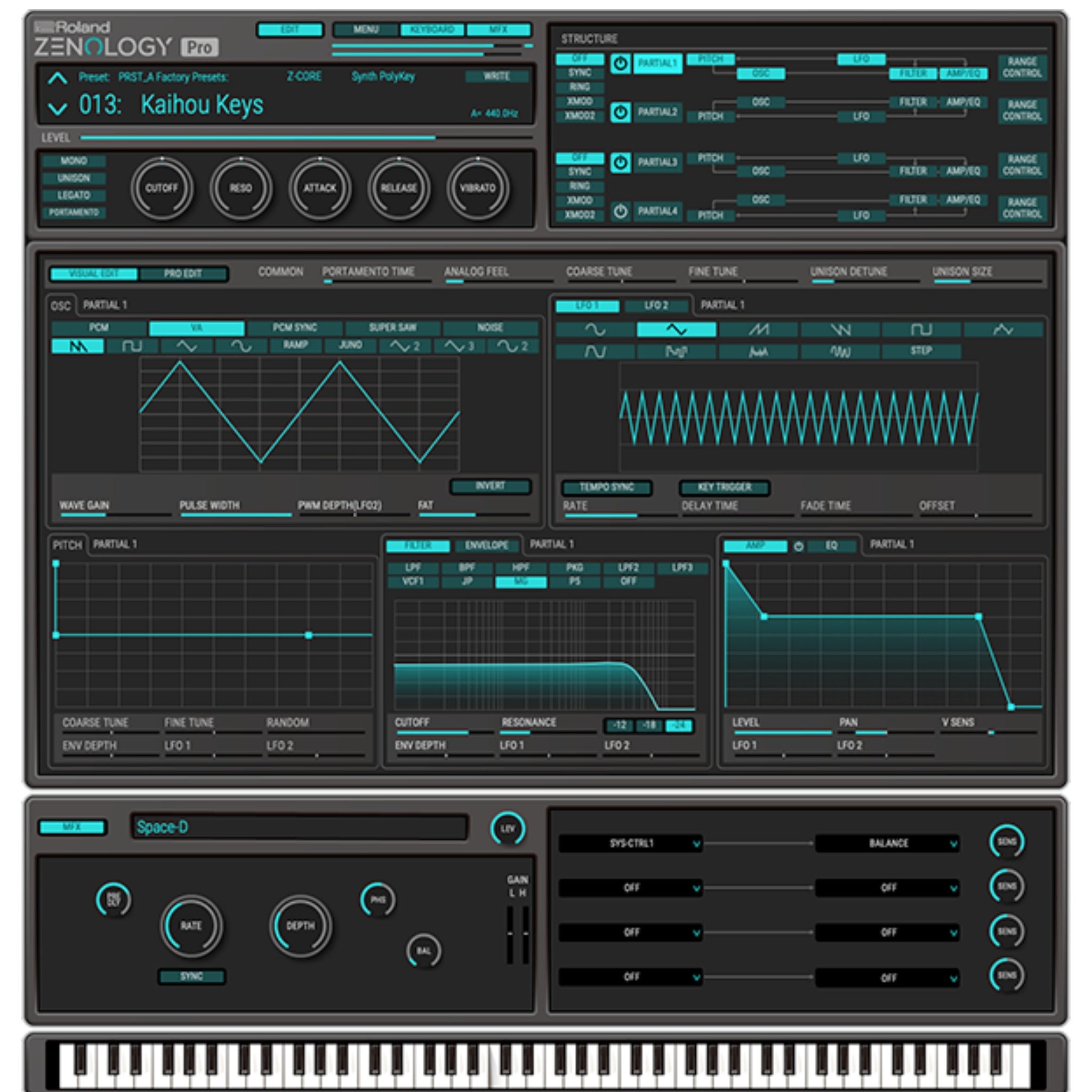 Roland Zenology Pro Analog Icons