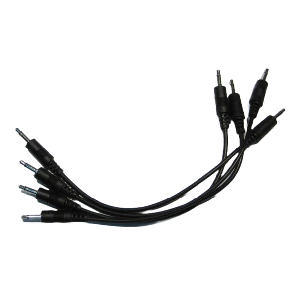 Ad Infinitum Black Mono Cables - 6" Black (5-Pack)
