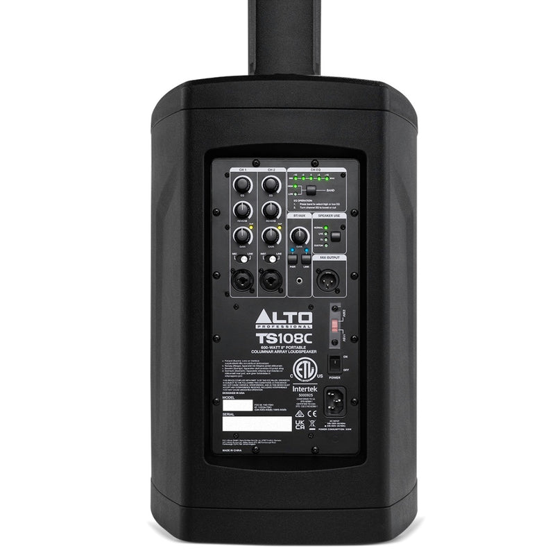 Alto TS108C - 600-Watt Portable Powered Column Array